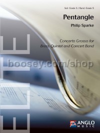 Pentangle (Brass Quintet and Concert Band/Harmonie Score)